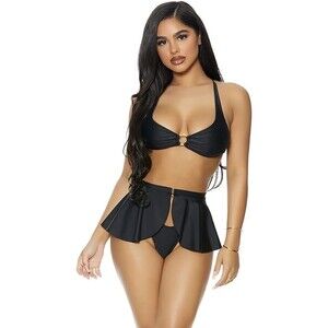 Forplay Black Bikini Size:Large